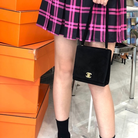 Chanel 香奈儿 经典黑金 中古Kelly
