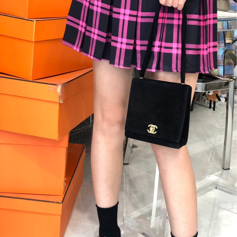 Chanel 香奈儿 经典黑金 中古Kelly-0