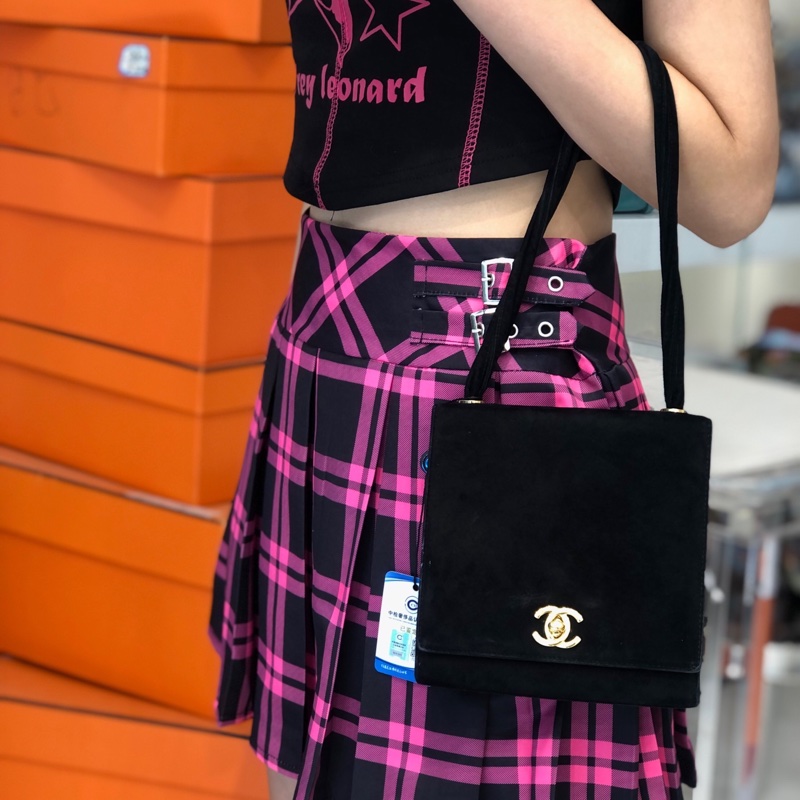 Chanel 香奈儿 经典黑金 中古Kelly-7