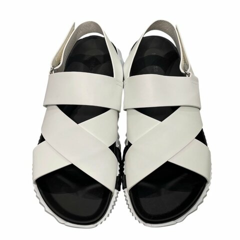 HERMES 愛馬仕 ELECTRIC 涼鞋 皮革 白色 #44