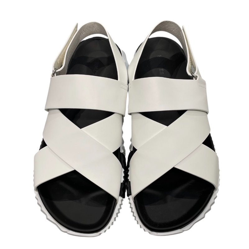 HERMES 愛馬仕 ELECTRIC 涼鞋 皮革 白色 #44-0