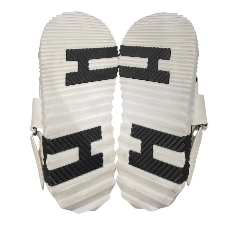 HERMES 愛馬仕 ELECTRIC 涼鞋 皮革 白色 #44-4