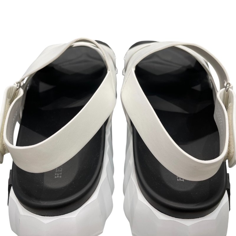 HERMES 愛馬仕 ELECTRIC 涼鞋 皮革 白色 #44-6