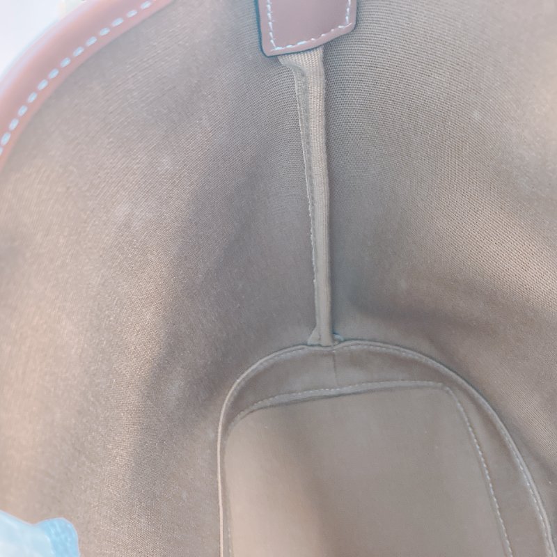 MS0673 Celine 思琳 凱旋門 水桶包 斜背包 單肩包 小號 牛皮 帆布 棕色 金扣 Triomphe Bucket Small Calfskin and Canvas Tan x GHW-14