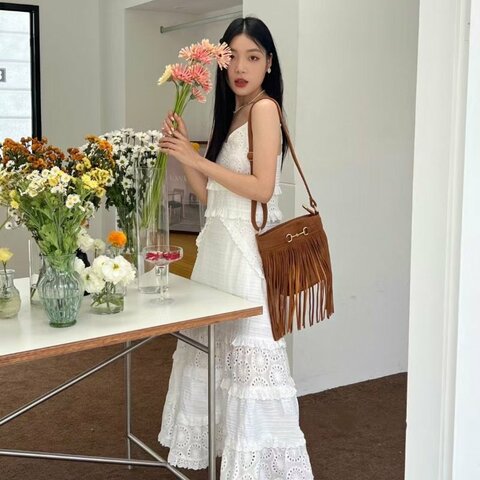 ️Celine 麂皮 Bucket Crecy 水桶包 15*21cm 98新配件塵袋