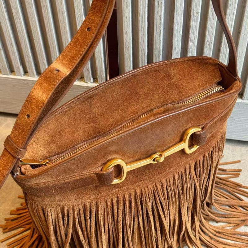 ️Celine 麂皮 Bucket Crecy 水桶包 15*21cm 98新配件塵袋-3