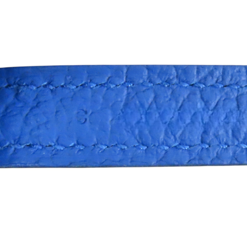 藍色 牛皮 Garden Party 30CM 手提包 C刻【HERMES 愛馬仕】-5