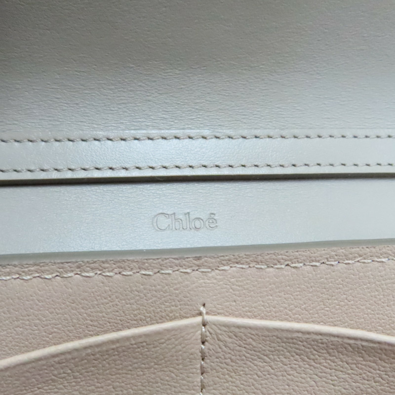 卡其色 牛皮 ABY 鎖頭WOC 鍊帶肩背包【Chloe 克羅伊】 CHC20SP314-4