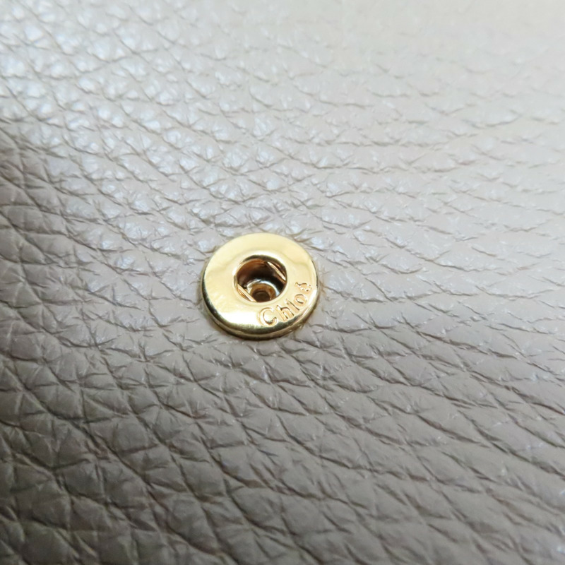 卡其色 牛皮 ABY 鎖頭WOC 鍊帶肩背包【Chloe 克羅伊】 CHC20SP314-12