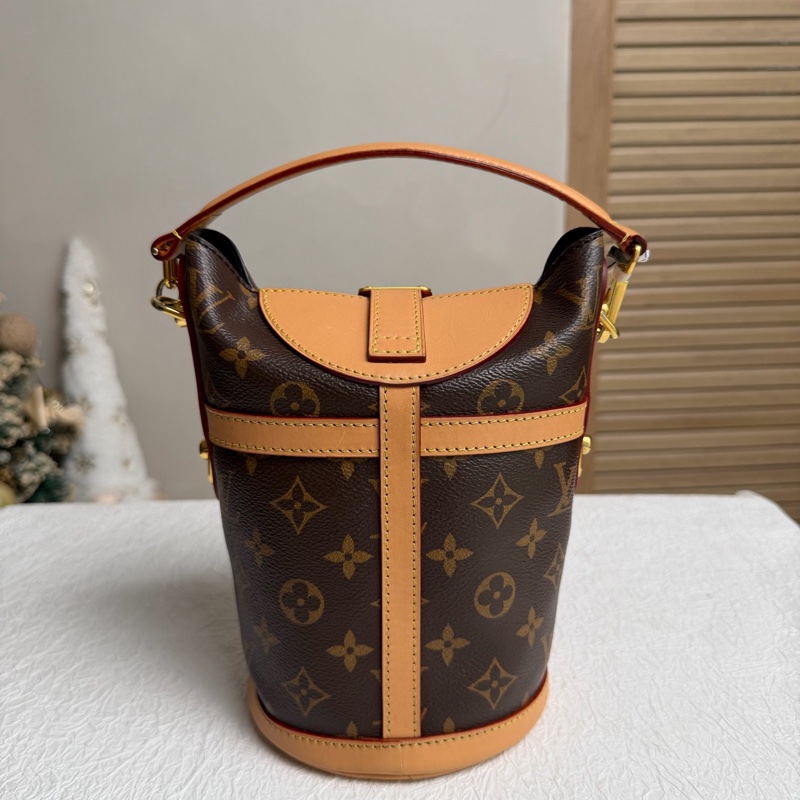 LV路易威登 經典老花 duffle薯條包 芯片款缺芯片-1