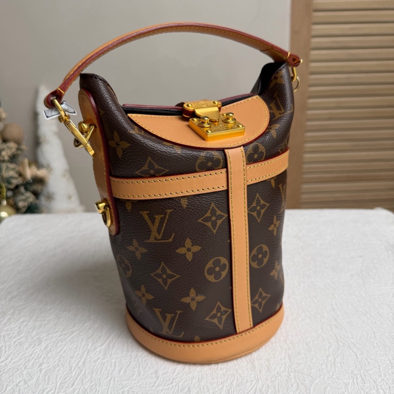 LV路易威登 經典老花 duffle薯條包 芯片款缺芯片-2