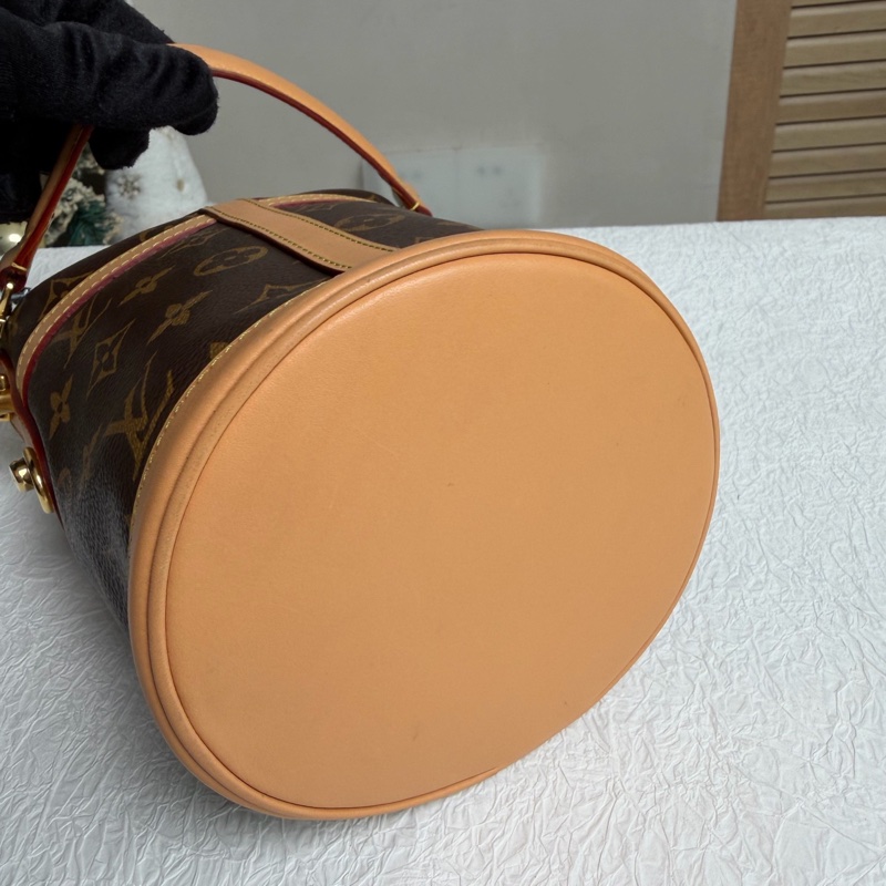 LV路易威登 經典老花 duffle薯條包 芯片款缺芯片-5