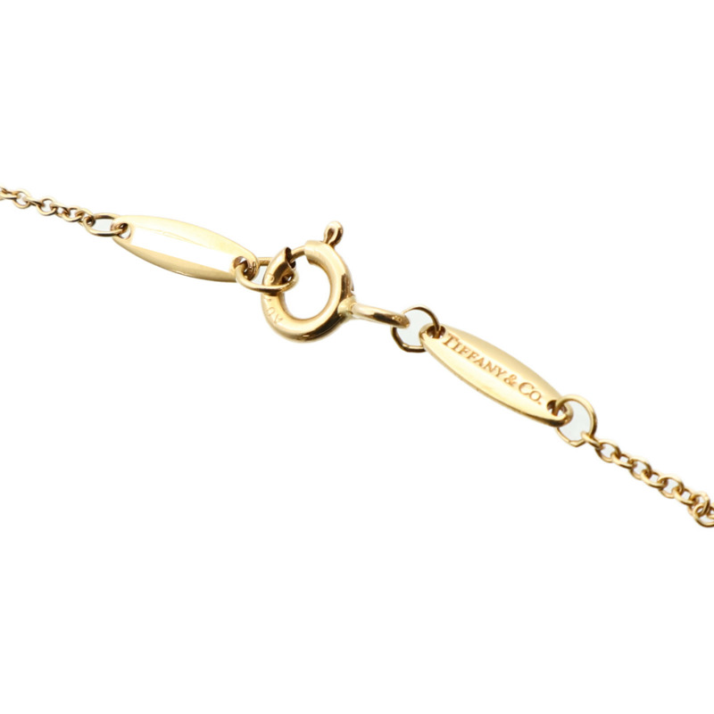 TIFFANY＆CO 18K黃金By The Yard Necklace鑽石手鏈-5