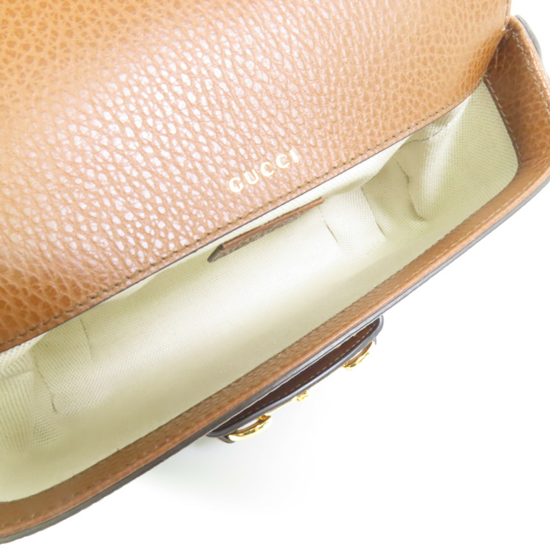 GUCCI Denim Horsebit 1955 Small肩背袋-4