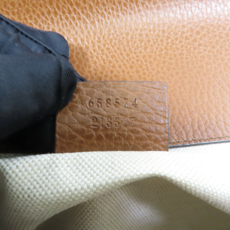 GUCCI Denim Horsebit 1955 Small肩背袋-11