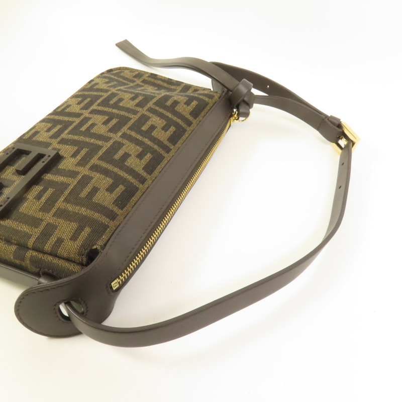 FENDI 帆布Simply Fendi Mini肩背袋-4