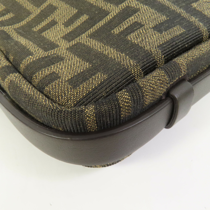 FENDI 帆布Simply Fendi Mini肩背袋-11