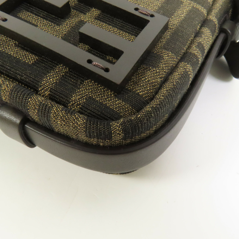 FENDI 帆布Simply Fendi Mini肩背袋-12