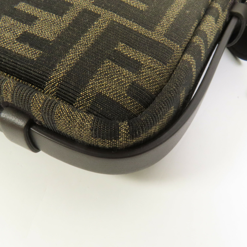 FENDI 帆布Simply Fendi Mini肩背袋-14