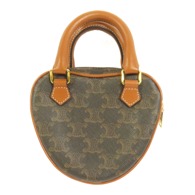 CELINE 塗層帆布Triomphe Heart肩背袋-1