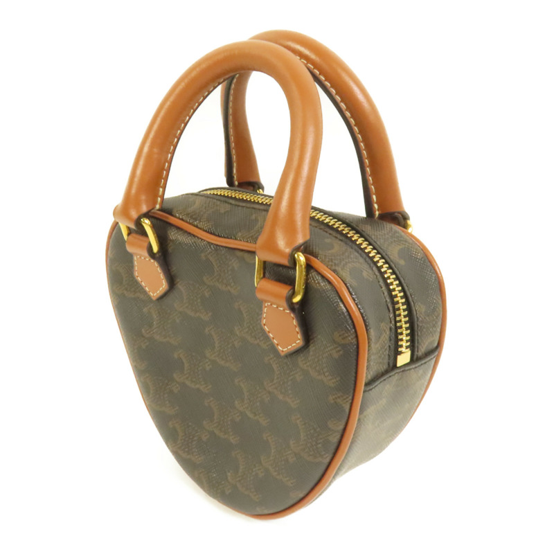 CELINE 塗層帆布Triomphe Heart肩背袋-2