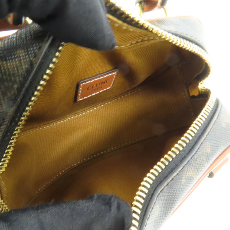 CELINE 塗層帆布Triomphe Heart肩背袋-5