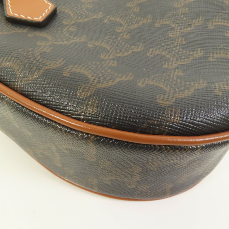 CELINE 塗層帆布Triomphe Heart肩背袋-13