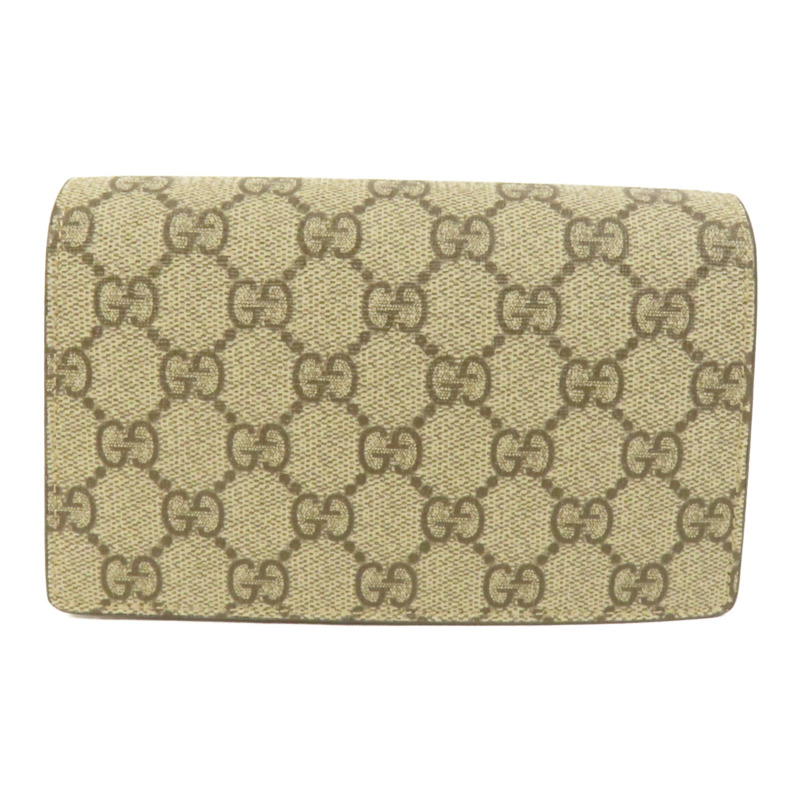 GUCCI 塗層帆布Dionysus GG Super Mini肩背袋-1