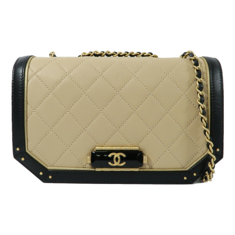 CHANEL 羊皮皮革Chain Shoulder鏈帶肩背袋