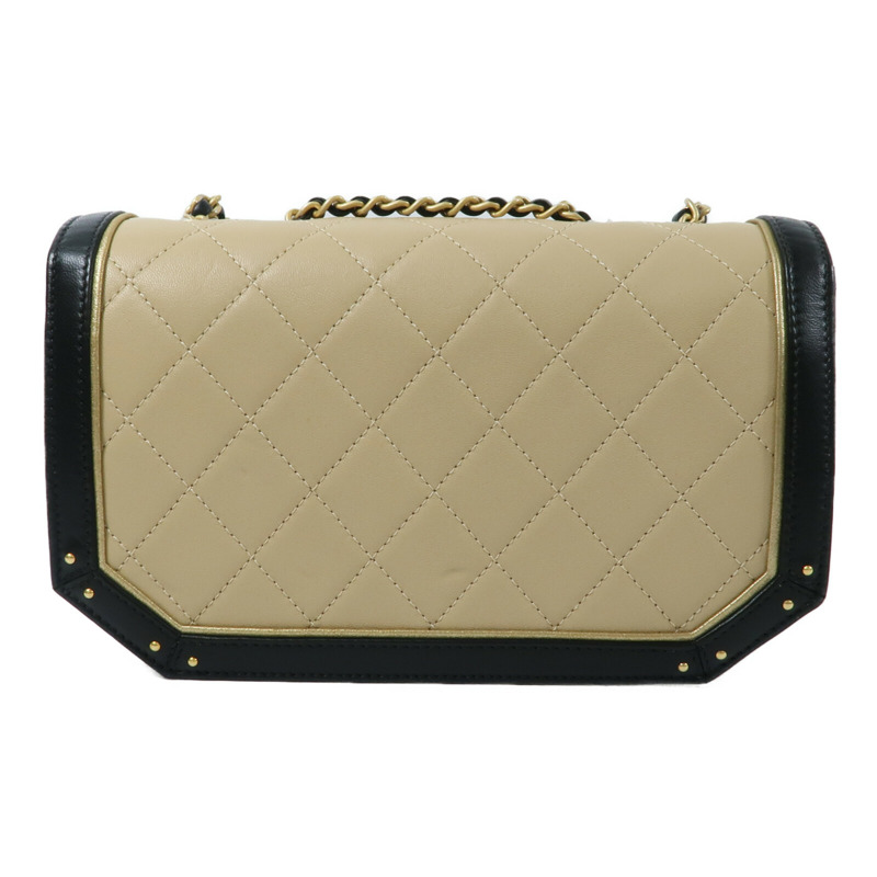 CHANEL 羊皮皮革Chain Shoulder鏈帶肩背袋-1