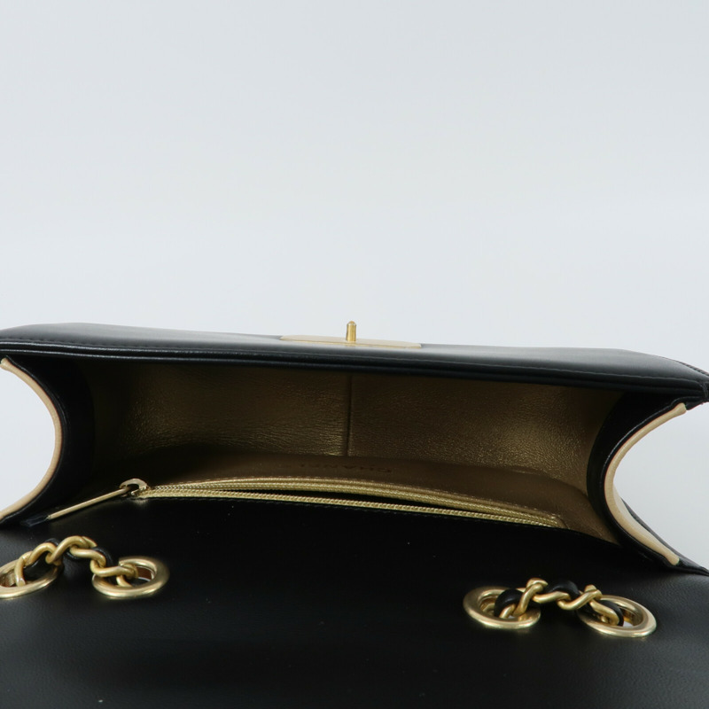 CHANEL 羊皮皮革Chain Shoulder鏈帶肩背袋-4