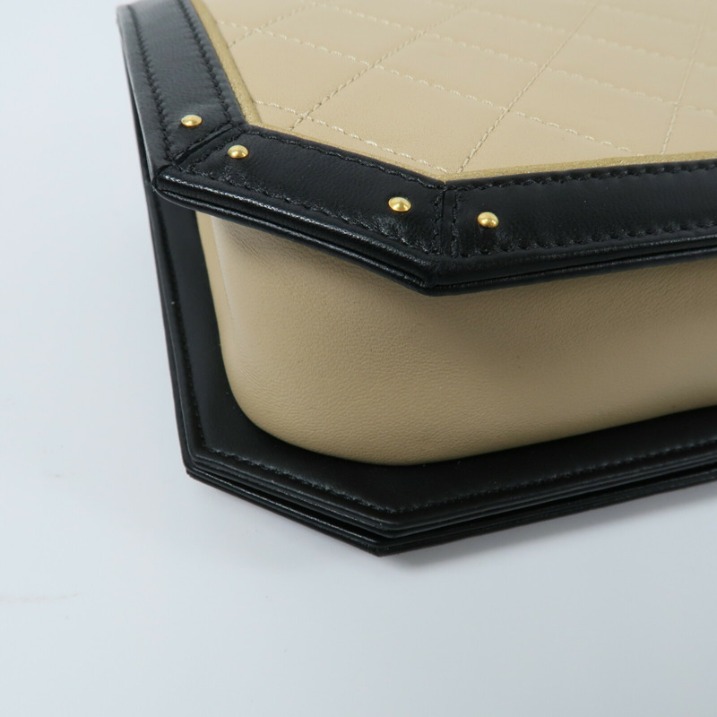 CHANEL 羊皮皮革Chain Shoulder鏈帶肩背袋-14