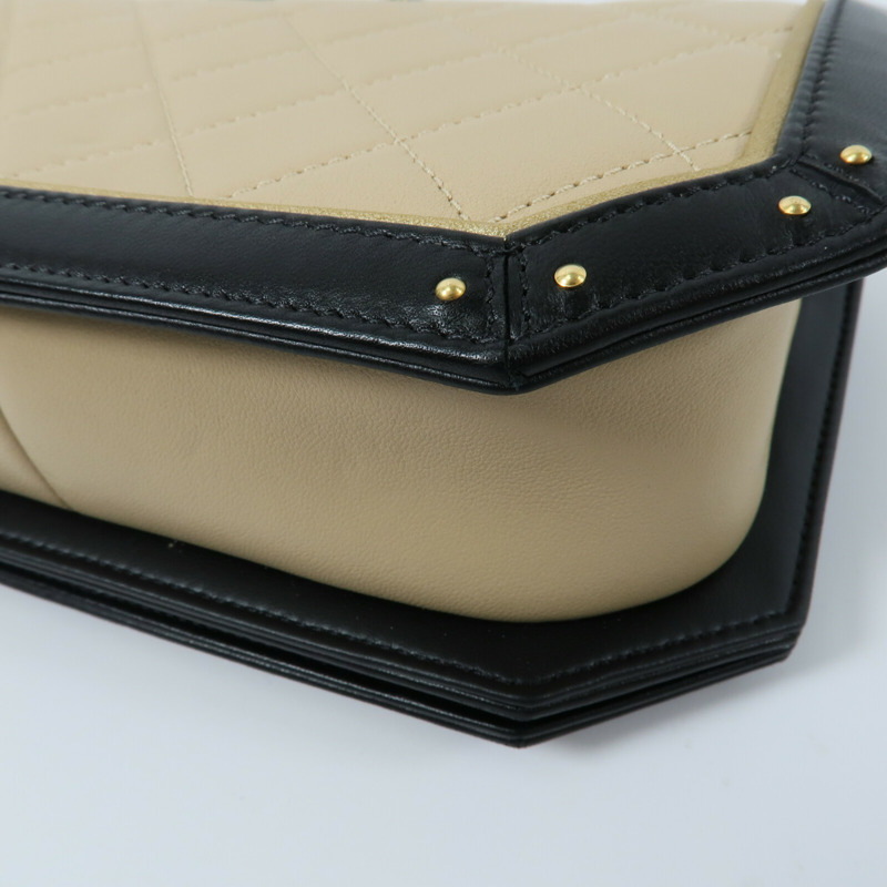 CHANEL 羊皮皮革Chain Shoulder鏈帶肩背袋-15