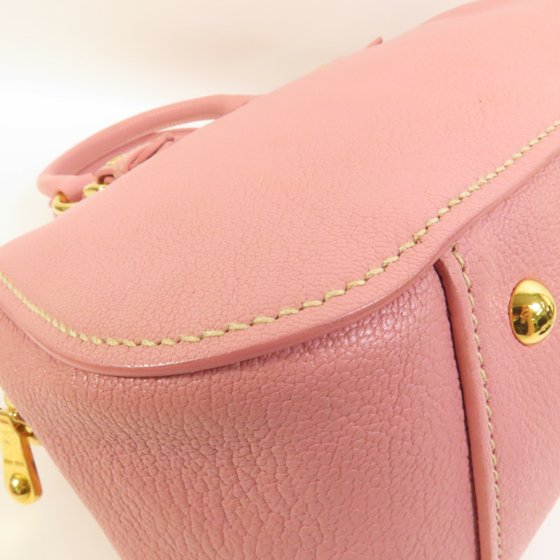 Miu Miu 牛皮皮革2 Way Shoulder手挽肩背兩用袋-11