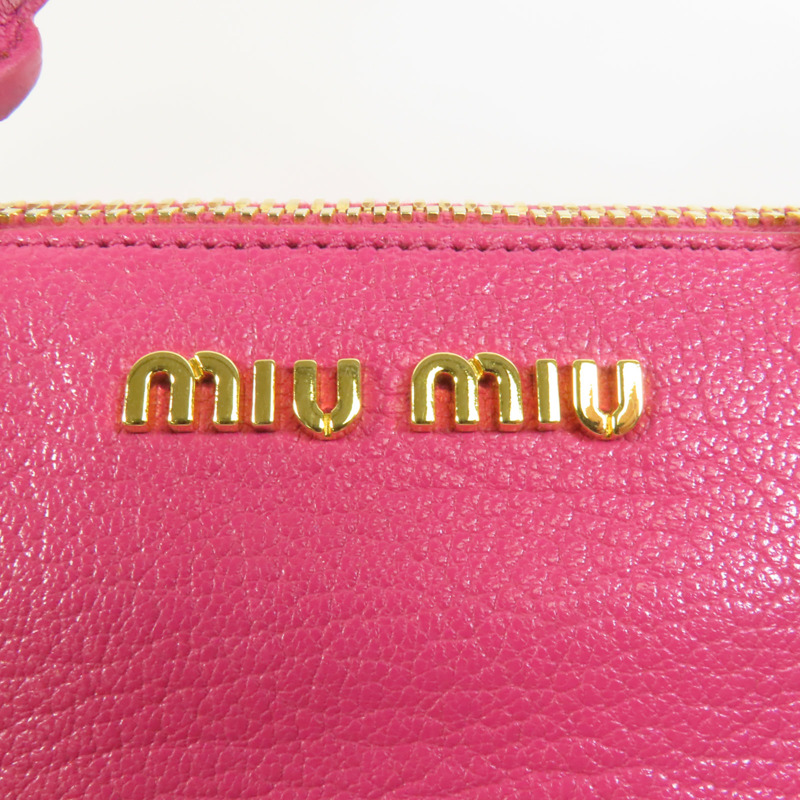 Miu Miu 牛皮皮革2 way Shoulder手挽肩背兩用袋-7