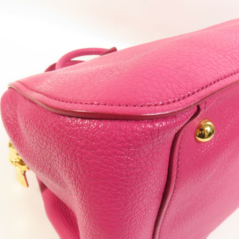 Miu Miu 牛皮皮革2 way Shoulder手挽肩背兩用袋-11