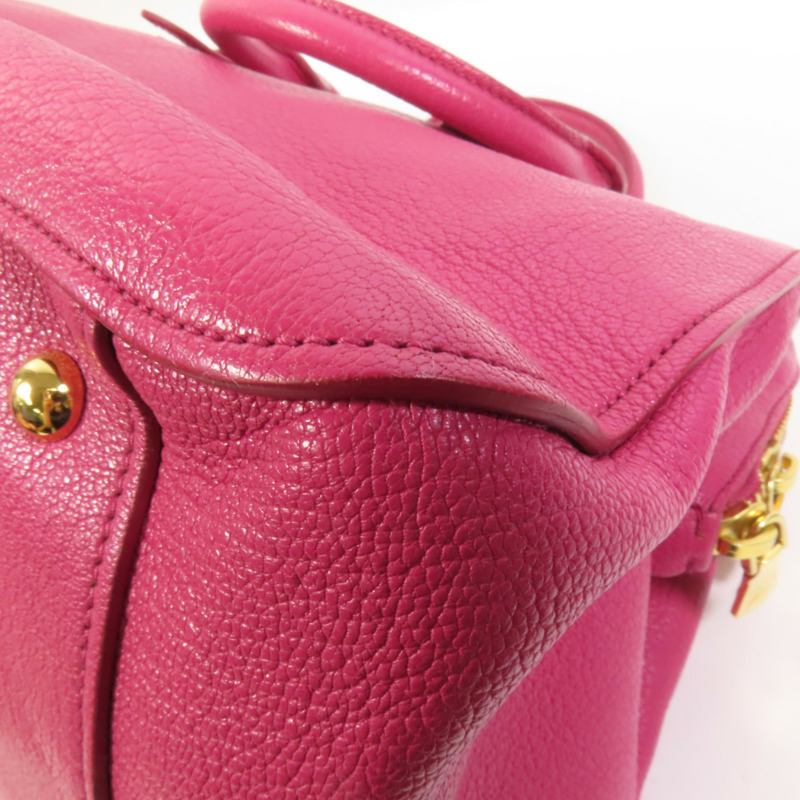 Miu Miu 牛皮皮革2 way Shoulder手挽肩背兩用袋-13