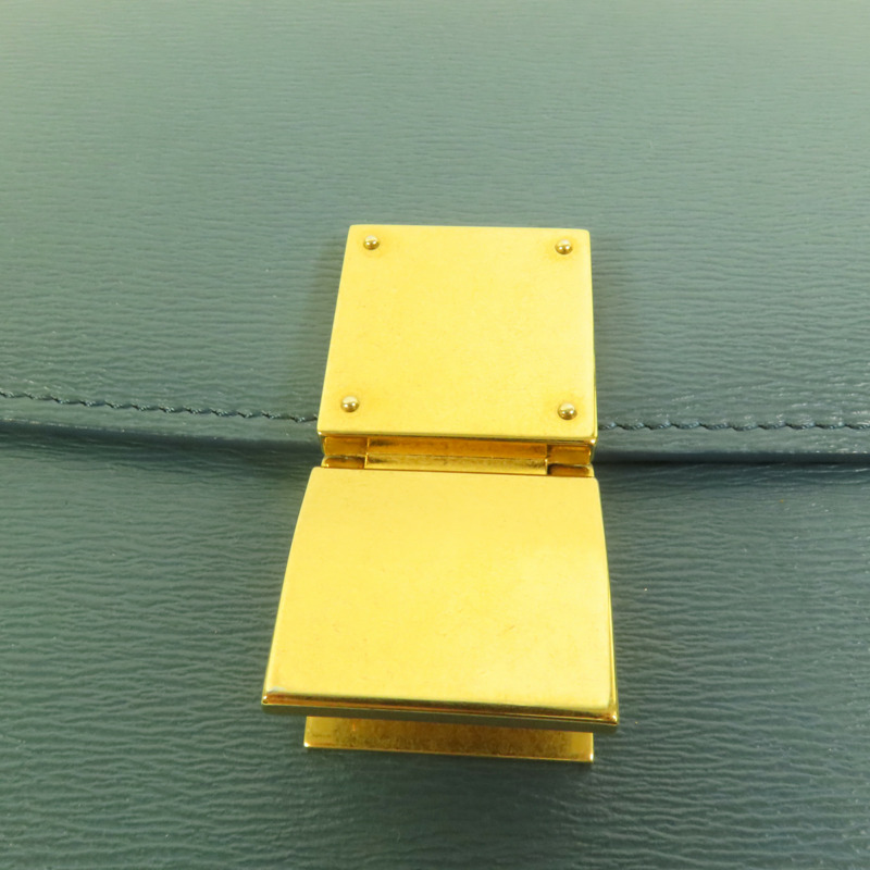 CELINE 牛皮皮革Classic Box Medium肩背袋-6