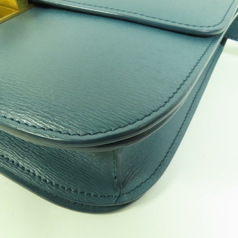 CELINE 牛皮皮革Classic Box Medium肩背袋-10