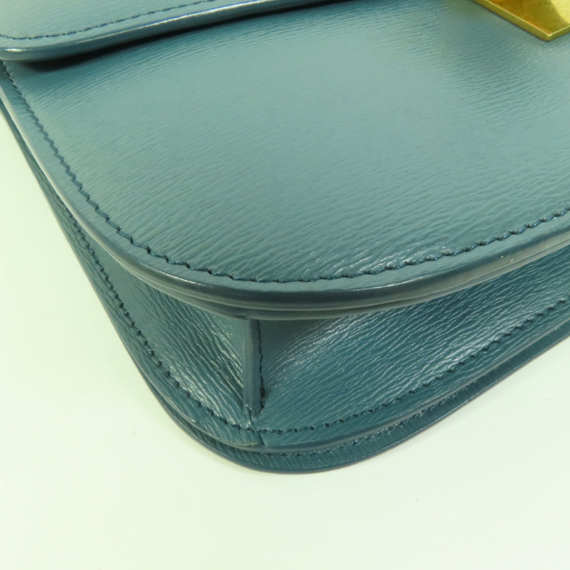 CELINE 牛皮皮革Classic Box Medium肩背袋-12