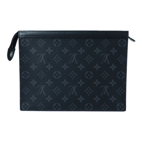 LOUIS VUITTON Monogram Eclipse Pochette Voyage MM手拿包