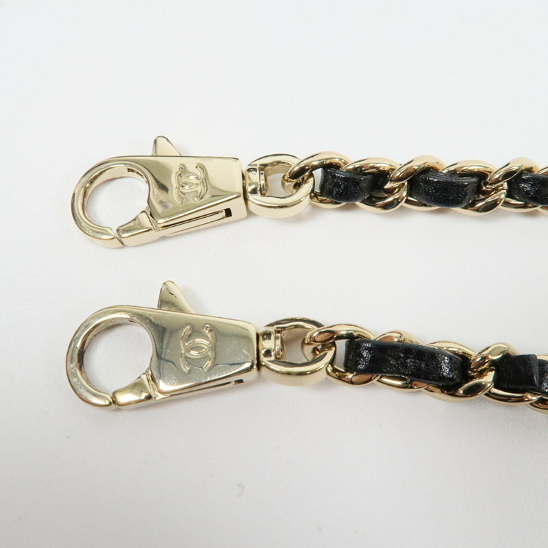 CHANEL 牛皮皮革Coco Handle Small鏈帶手挽肩背兩用袋-8