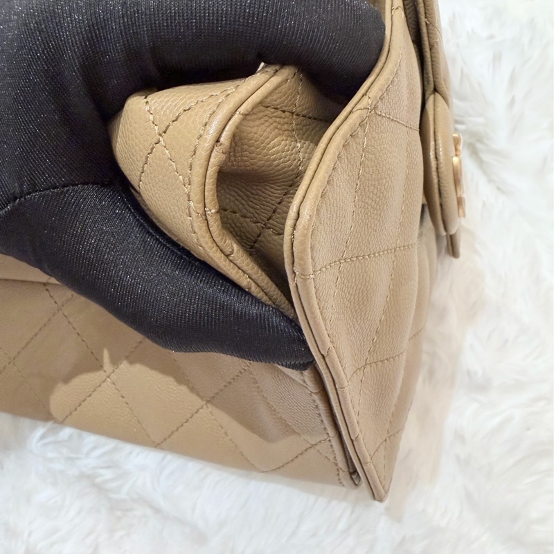 Chanel/ 25bag 棕-10