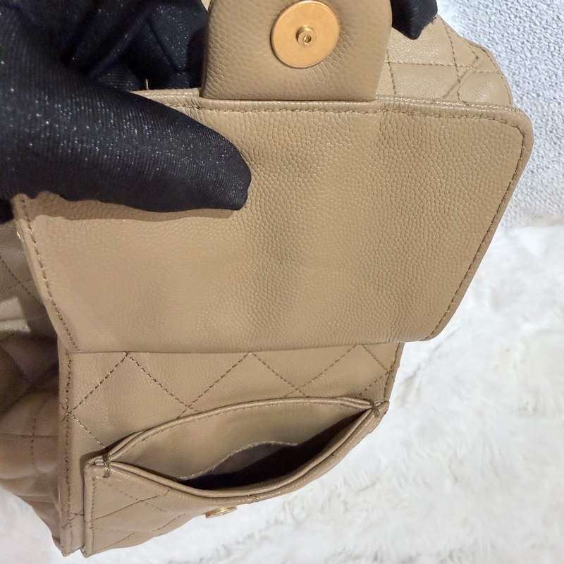 Chanel/ 25bag 棕-13