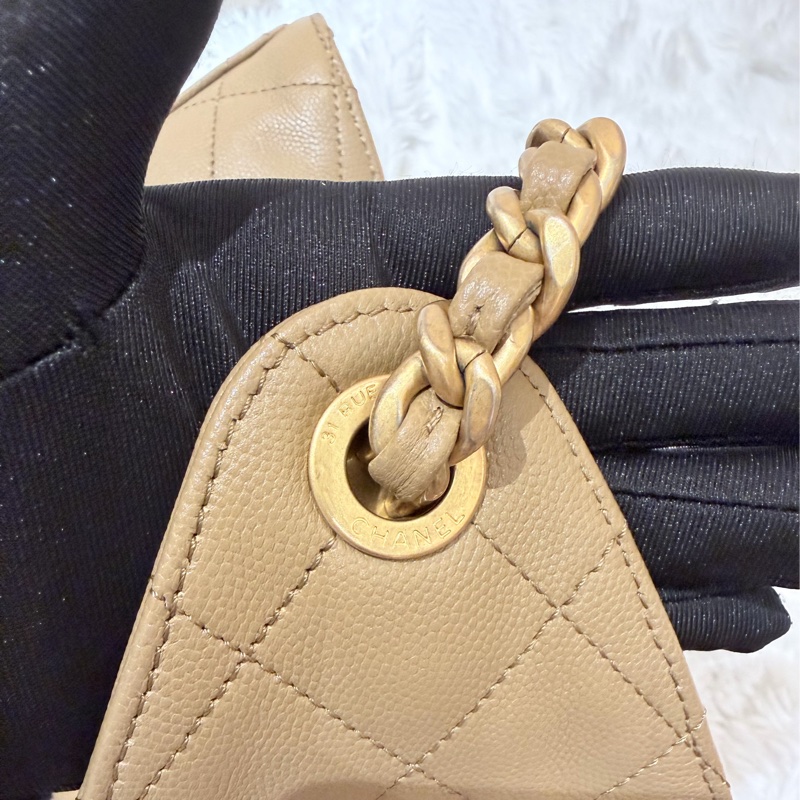 Chanel/ 25bag 棕-18