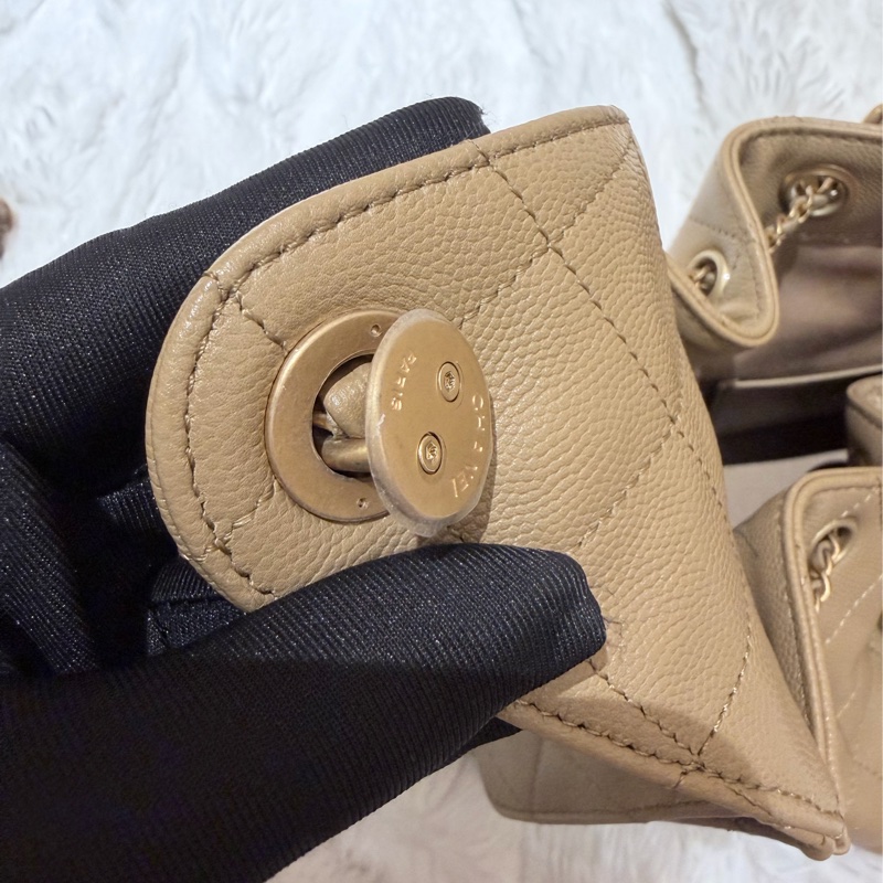 Chanel/ 25bag 棕-21