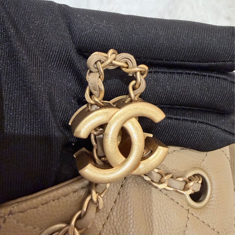 Chanel/ 25bag 棕-22