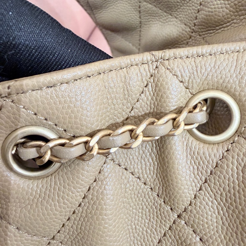 Chanel/ 25bag 棕-23