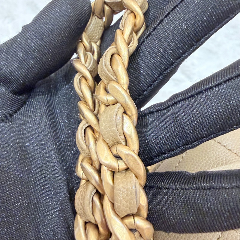 Chanel/ 25bag 棕-24
