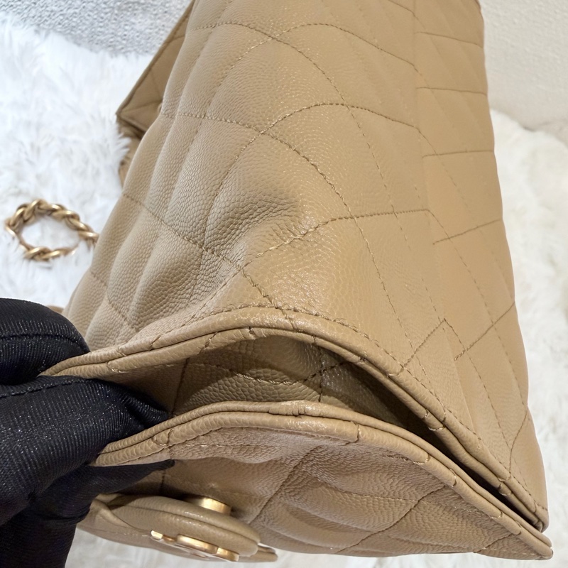 Chanel/ 25bag 棕-25